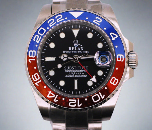 Relax edition pepsi seiko GMT NH34 automatic watch