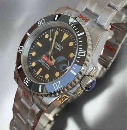 Seiko mod custom supreme edition NH35 automatic watch