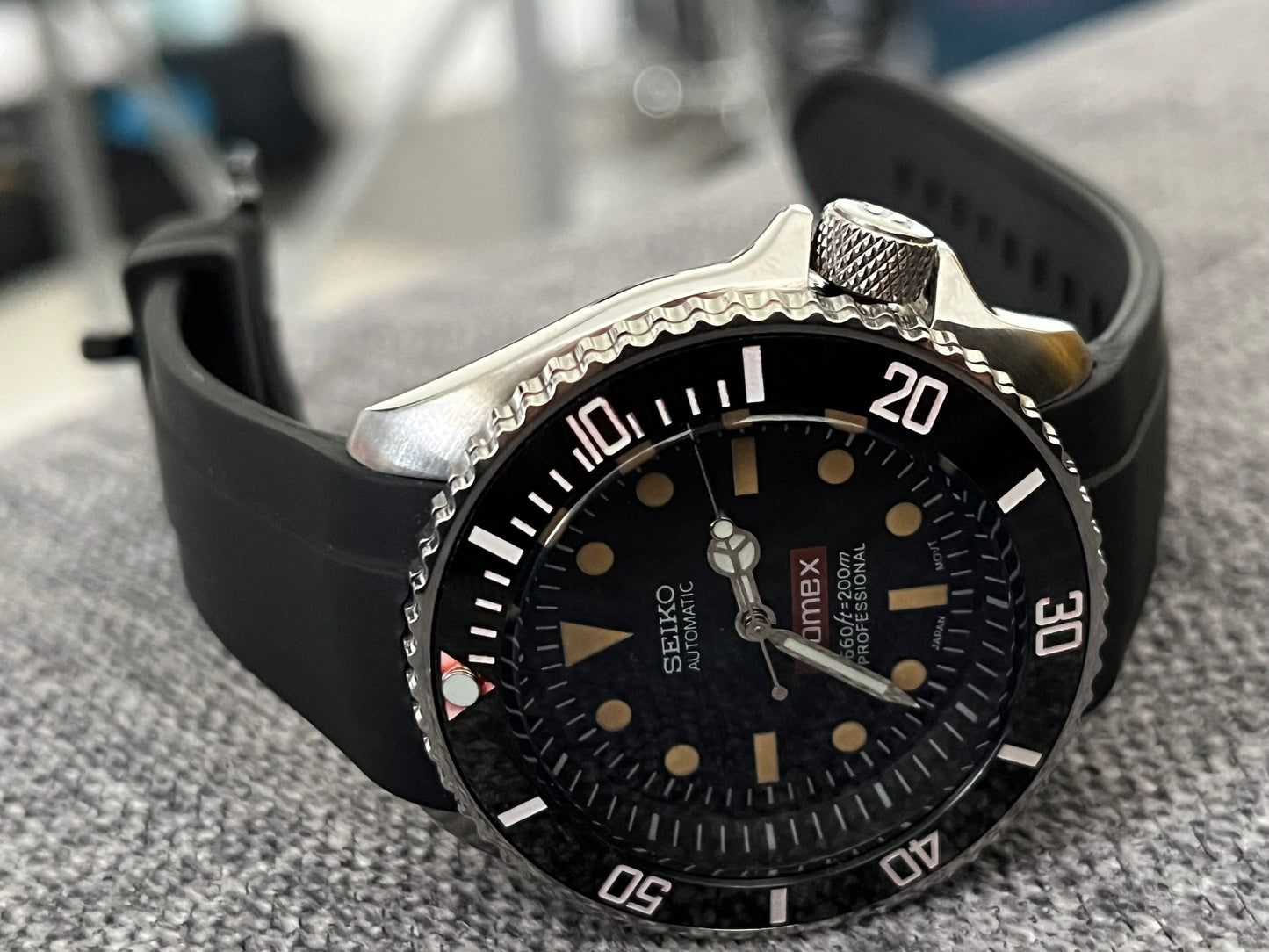 Seiko skx vintage comex mod NH35 automatic watch