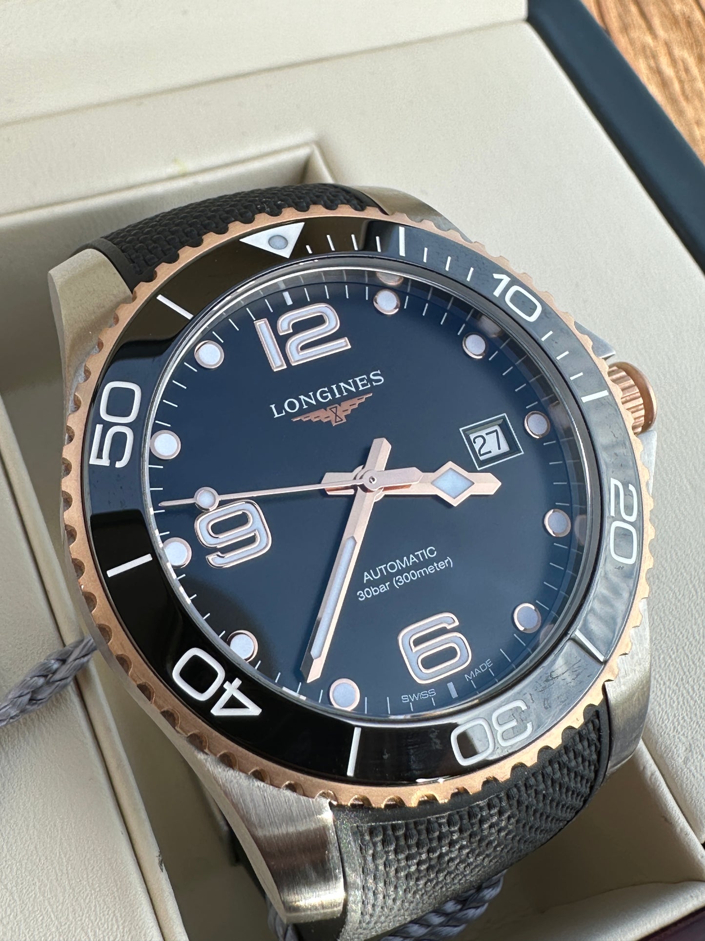 Longines hydroconquest 41mm automatic watch