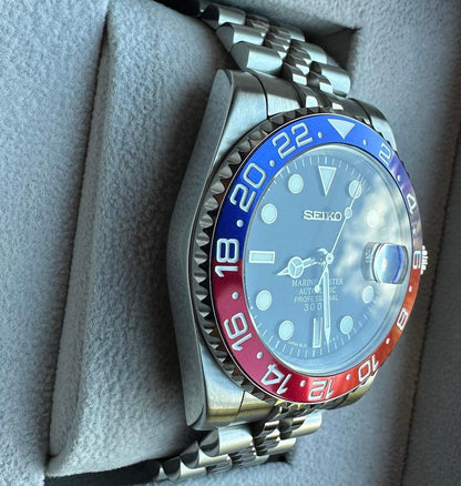 Custom build seiko mod - Pepsi automatic watch