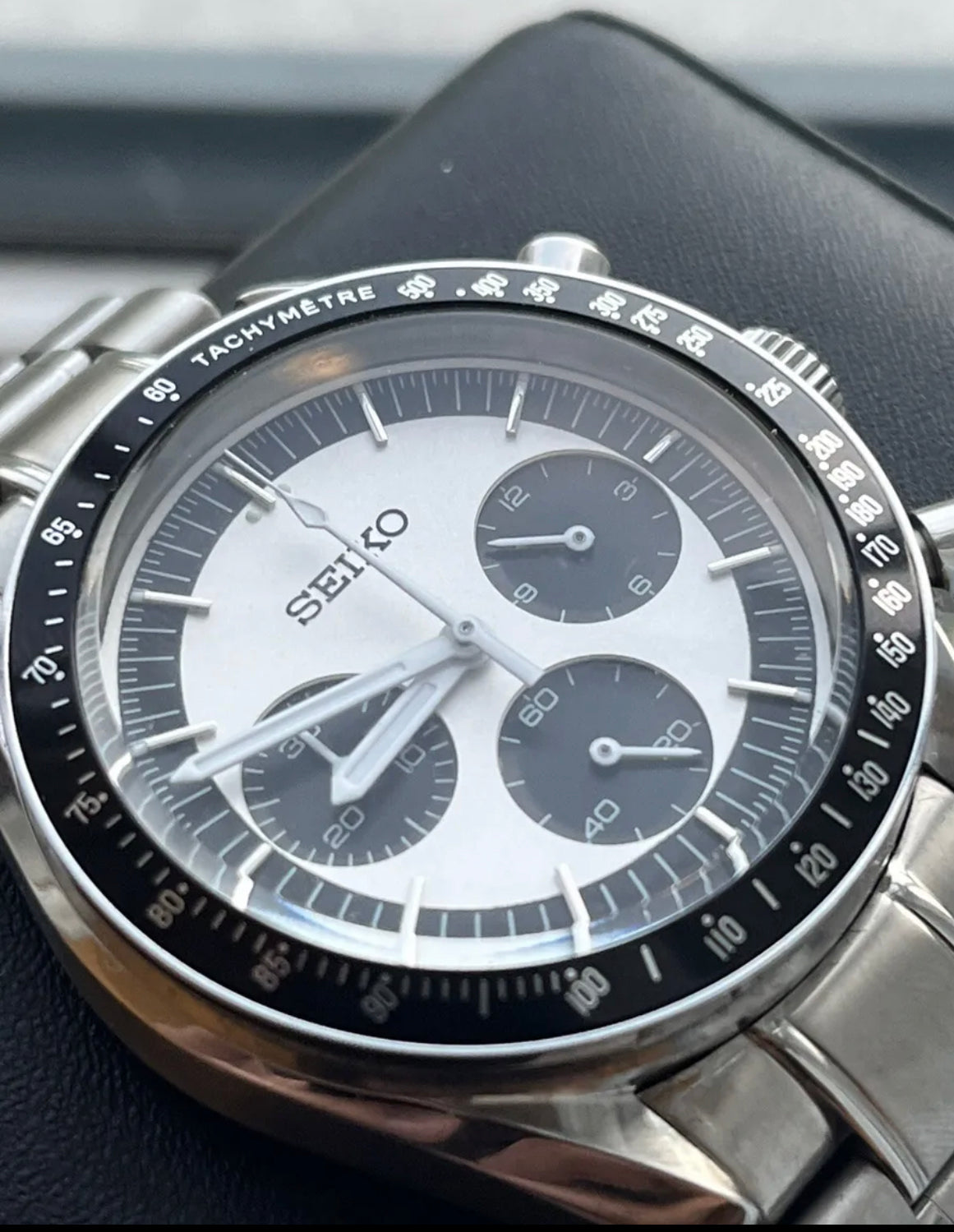 Custom build seiko mod - speedy VK63 meca quartz chronograph watch