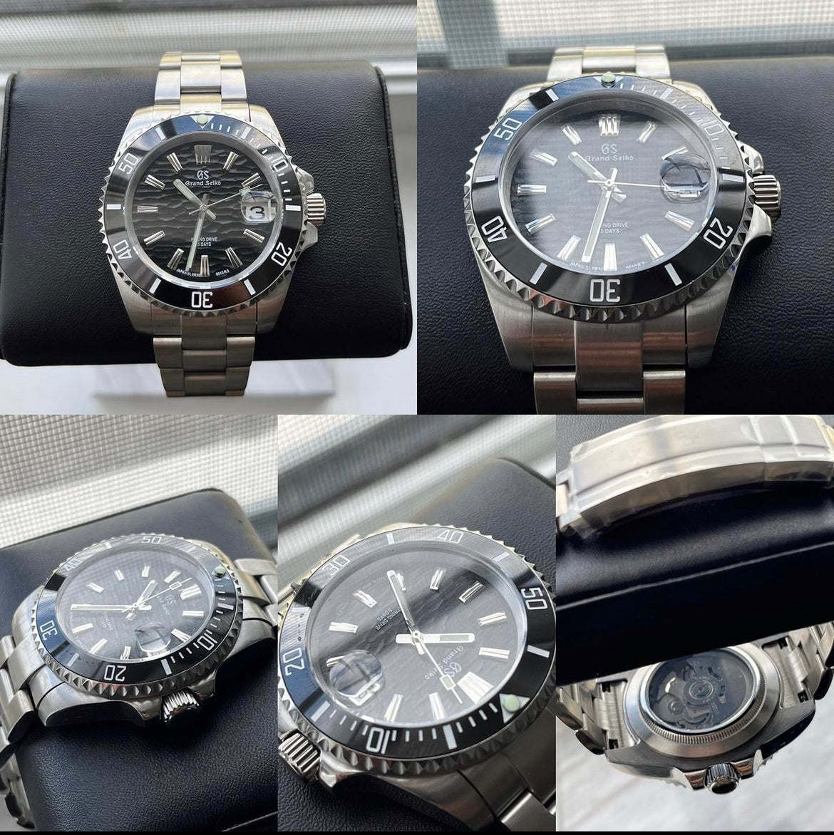 Custom build seiko GS mod automatic watch