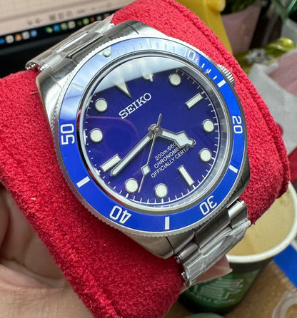 Seiko black bay 58 mod - blue