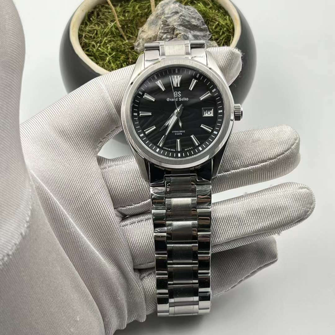 Black Grand Seiko Dial Mod Automatic Watch – Thewatchcollector007