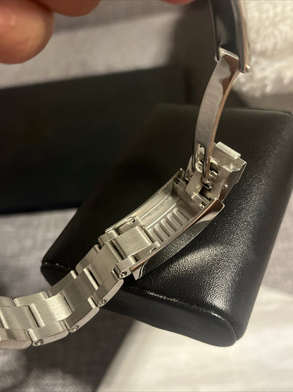 Custom build seiko seitona VK63 meca-quartz chronograph watch - black mod Daytona
