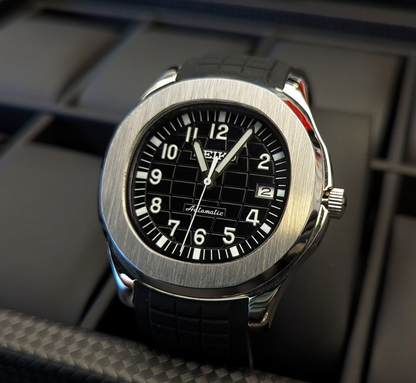 Custom build seiko mod - silver aquanaut automatic watch