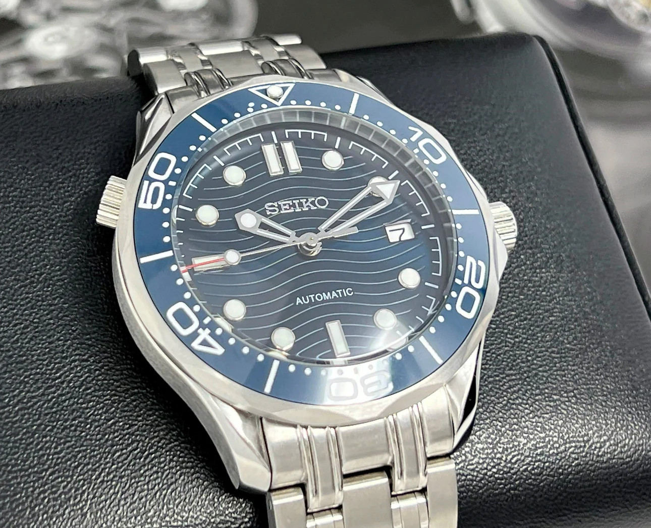 Custom Seamaster Build NH35 | Automatic Watch | Seiko Mod | Watch Mod | Custom Watch | Diver | Dive Watch | Men's Watch | Mens Watch