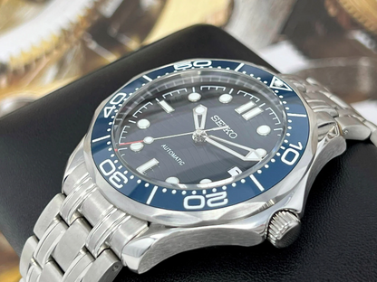 Custom Seamaster Build NH35 | Automatic Watch | Seiko Mod | Watch Mod | Custom Watch | Diver | Dive Watch | Men's Watch | Mens Watch