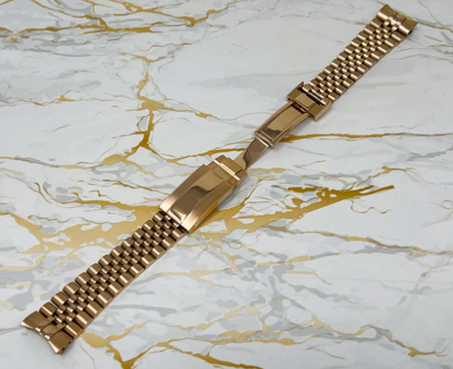 Luxury Jubilee Watch Bracelet | Stainless Steel | 20mm Lug | Rose Gold | Gold | Watch Band | 904L | Watch Strap | Wristwatch Accessories