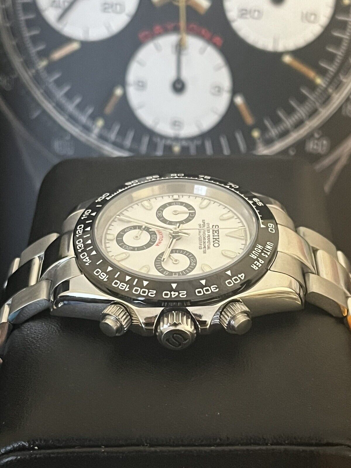 custom VK63 mecaquartz chronograph mod Seiko 