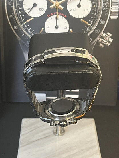custom VK63 mecaquartz chronograph mod Seiko "Seitona" Daytona PandaWatch